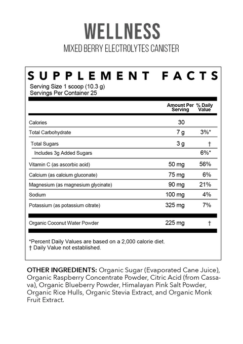 Mixed Berry Electrolytes | 25 Serving Canister