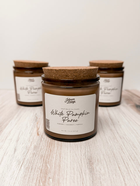 Soy Wax Candle | White Pumpkin Puree