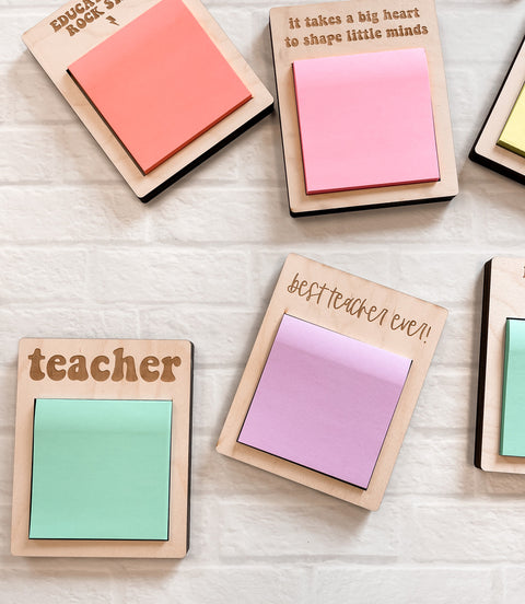 Teacher Sticky Note Holder