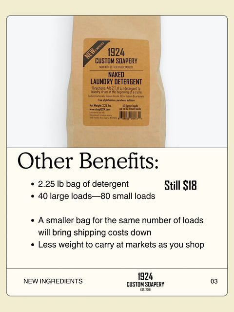 1924 NEW Laundry Detergent