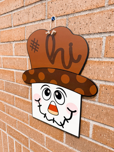 Scarecrow Hi Door Hanger