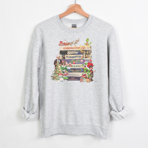 VHS Stack Christmas Crewneck