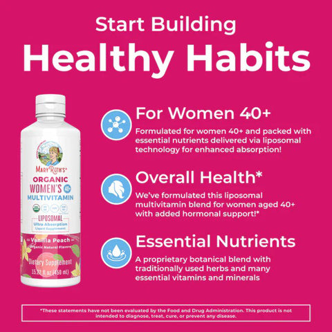 Organic Women's 40+ Multivitamin  Liposomal