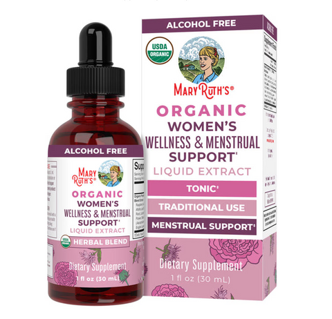Organic Women's Wellness & Menstrual Support Liquid Drops