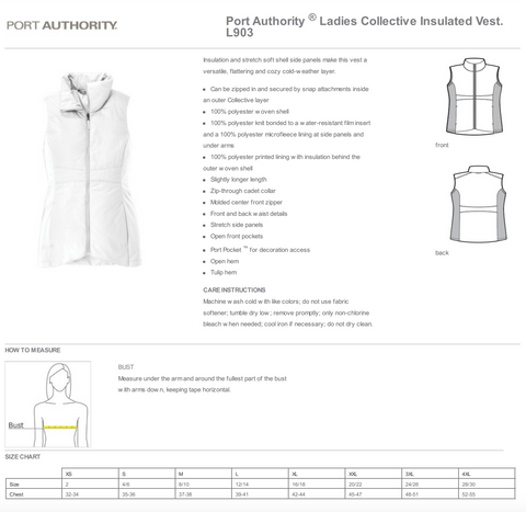 Port Authority ® Ladies Collective Insulated Vest L903