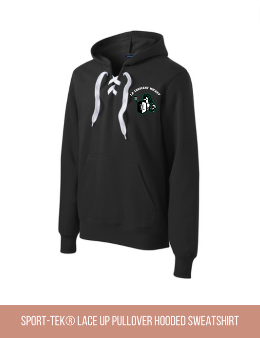 Sport tek 2025 lace up hoodie