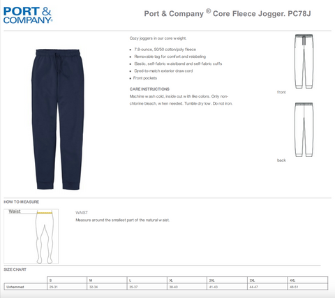 Port & Company ® Core Fleece Jogger PC78J