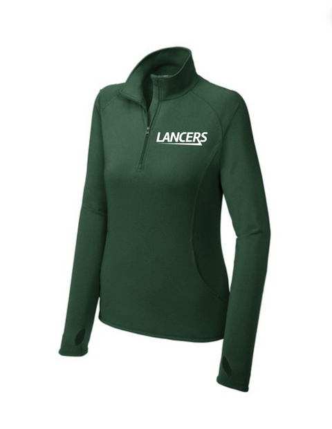 Embroidered Ladies Sport-Wick Stretch 1/4-Zip Pullover