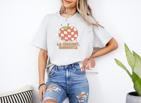 Retro Checkered Apple La Crescent Shirt