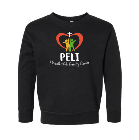 Peli Preschool Toddler Fleece Crewneck Sweatshirt