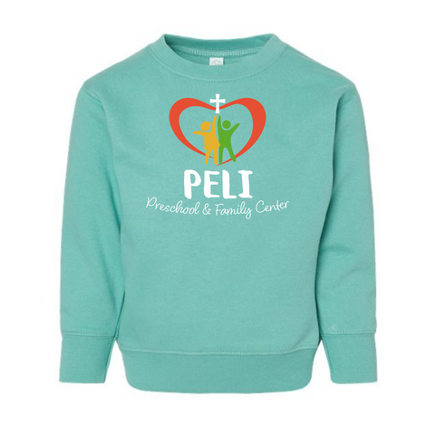 Peli Preschool Toddler Fleece Crewneck Sweatshirt