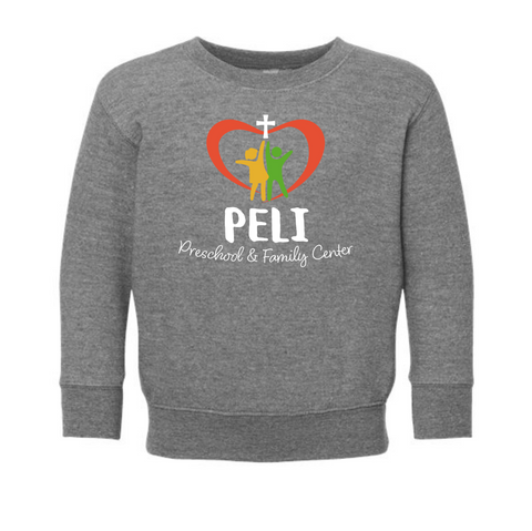 Peli Preschool Toddler Fleece Crewneck Sweatshirt