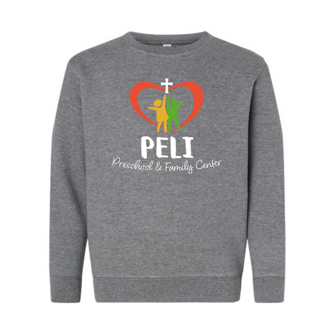 Peli Preschool Youth Elevated Fleece Crewneck Sweatshirt