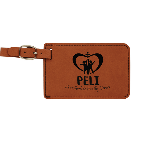 Peli Preschool Engraved Leatherette Luggage Tag