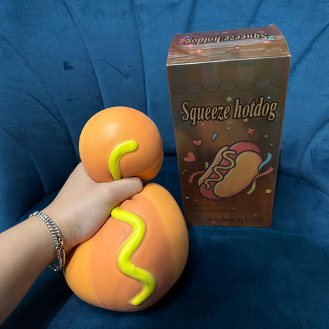 Jumbo Glizzy Squishy Hotdog Squishy