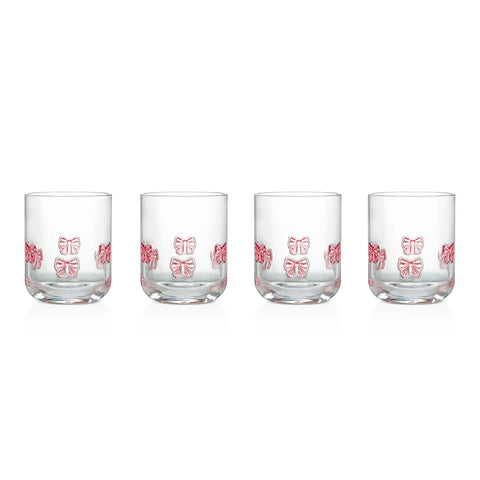 Embossed Tumbler - Pink Bows