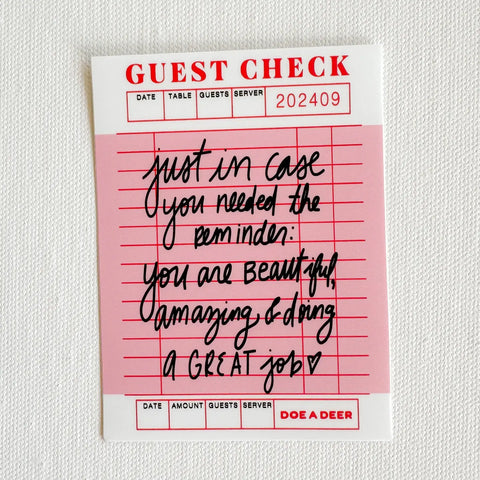Just in Case - Sticker