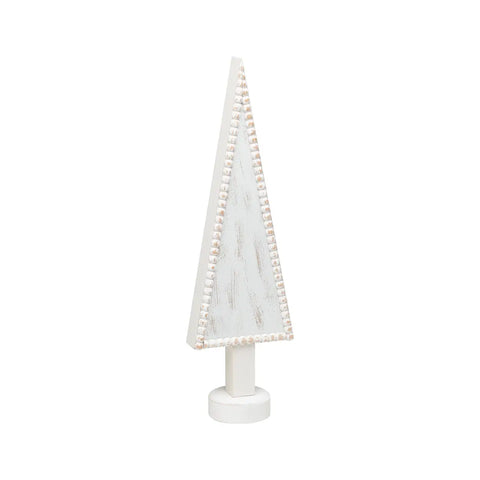 Chippy Beaded Edge Rustic Christmas Tree