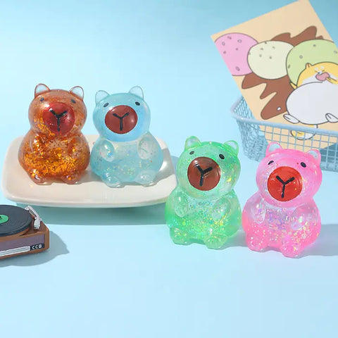 Maltose Glitter Cute Capybara Squishy Toy