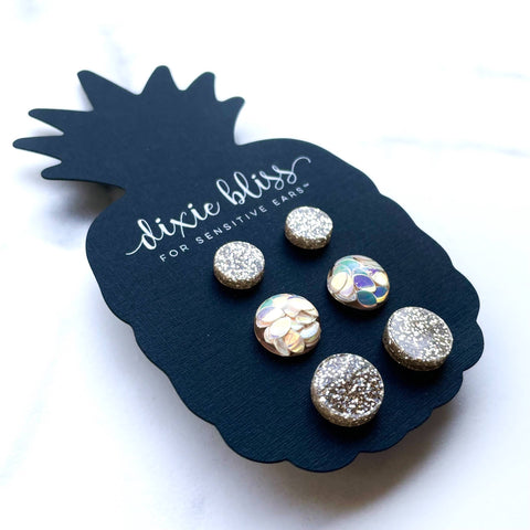 Andi 3-pack Stud Earrings