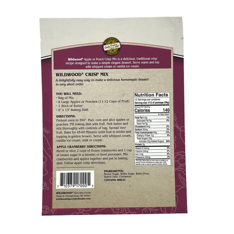 Apple & Peach Crisp Mix 16 oz
