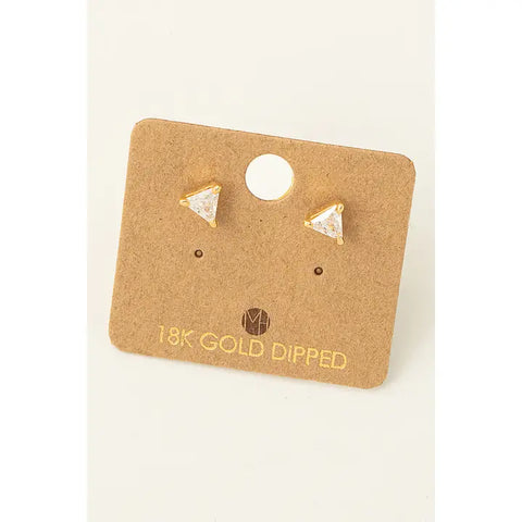 Mini Triangle Stud Earrings