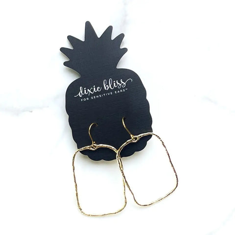 Rise and Shine in Gold Dangle Earrings