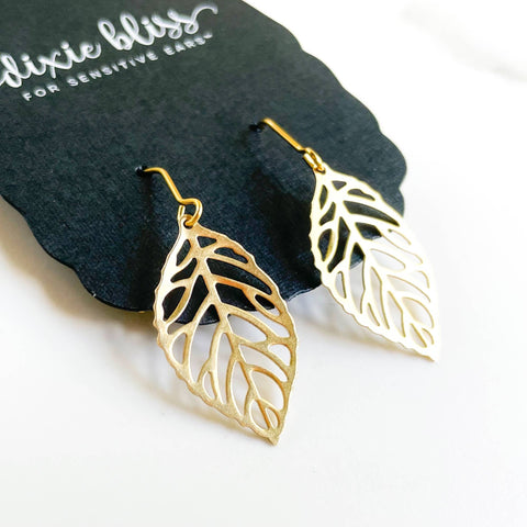 Tumbling Leaves Dangle Earrings