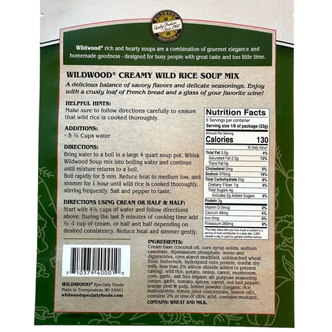 Creamy Wild Rice Soup Mix 7 oz