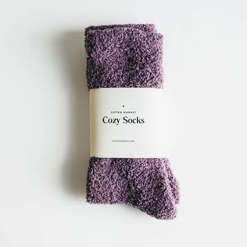 Cozy Cloud Socks - Charcoal - Warm & Soft