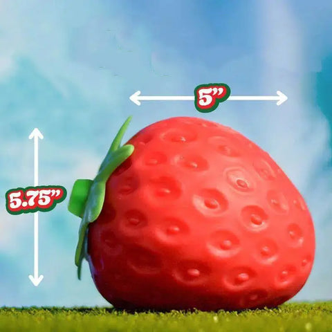 Simulation Jumbo Strawberry Squishy Slow Rising Stress Relief Squeeze Toy