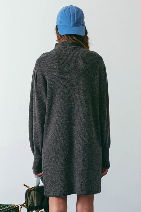 Mock Neck Sweater Dress