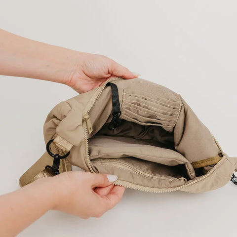 Brixley Crescent Bags - Sand