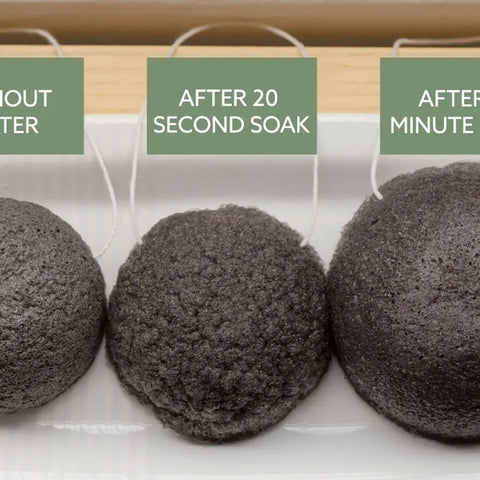 LUNA Charcoal Facial Sponge