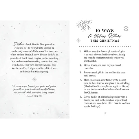25 Christmas Blessings Book