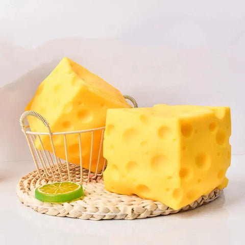 Large Slow Rising Cheese Squishy Stress Relief