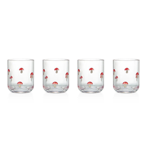 Embossed Tumbler - Red Mushroom