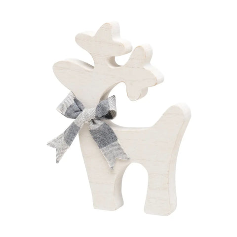 White Washed Christmas Reindeer