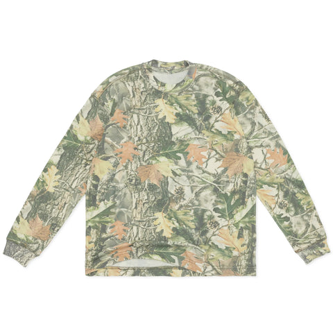 Vintage Woods Camo Waffle Long Sleeve - Blank