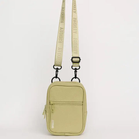 Brixley Leather Crossbody Sling - Leather Fern