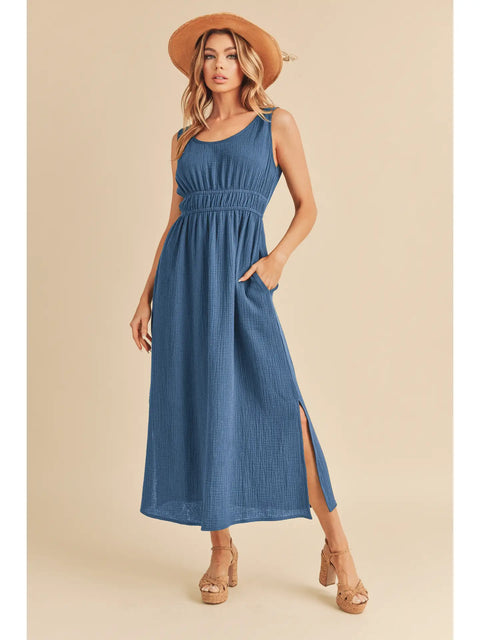 Gauzy Midi Dress