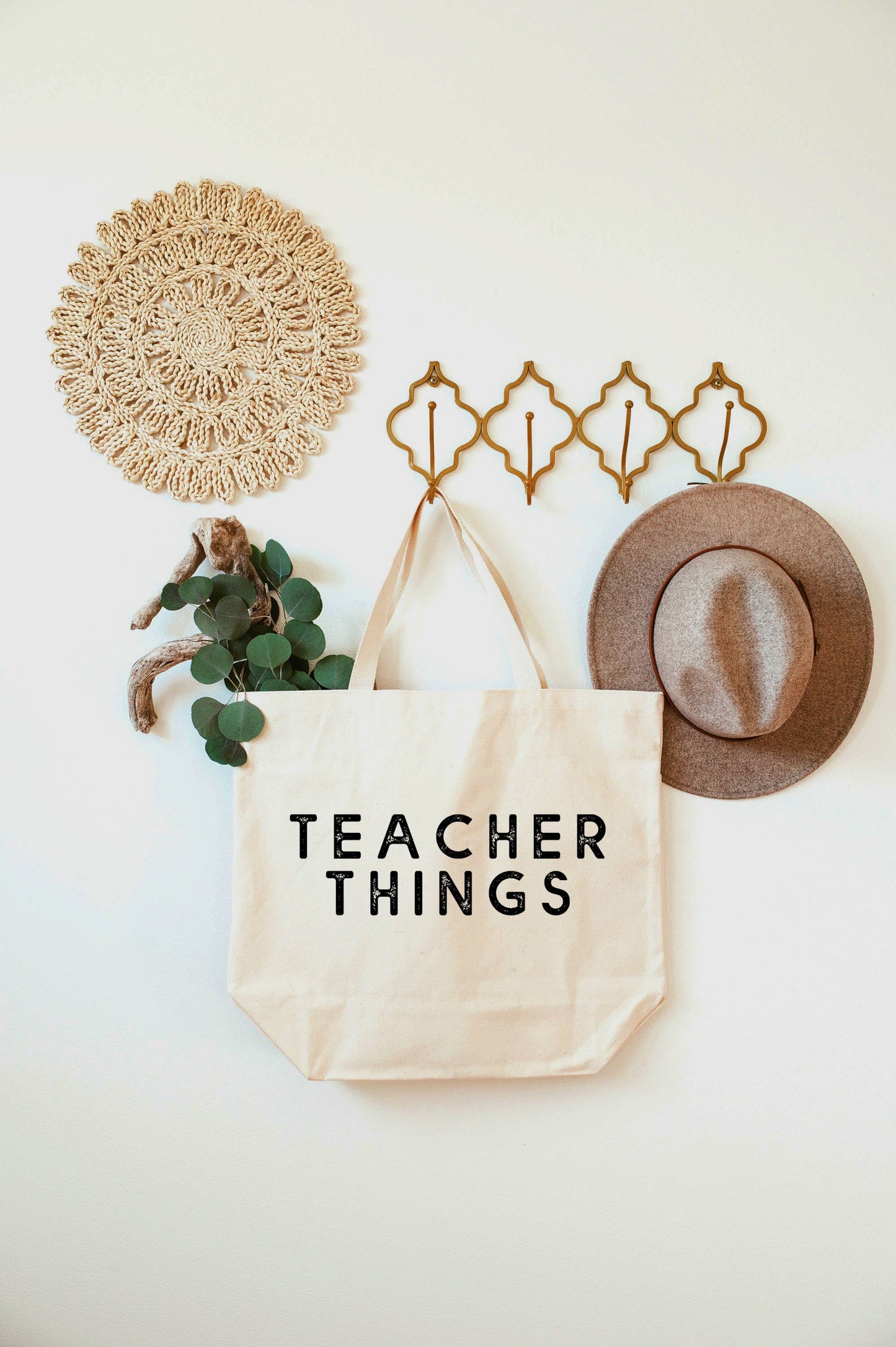 Teacher Things XL Tote Bag