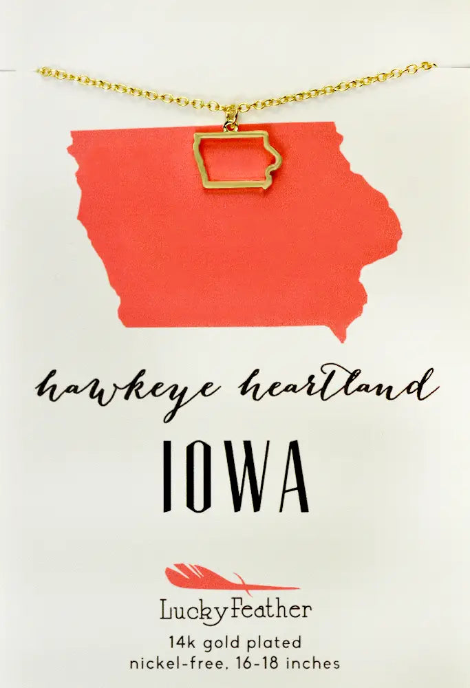 State Shaped Necklaces