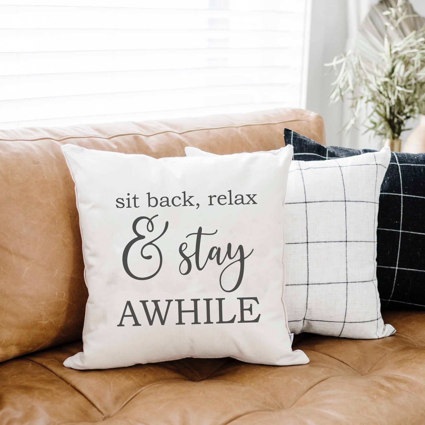 Sit Back and Relax Pillow