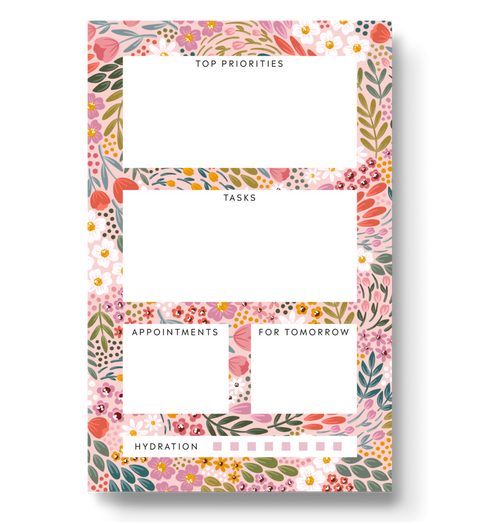 Summer Meadows Daily Planner Notepad