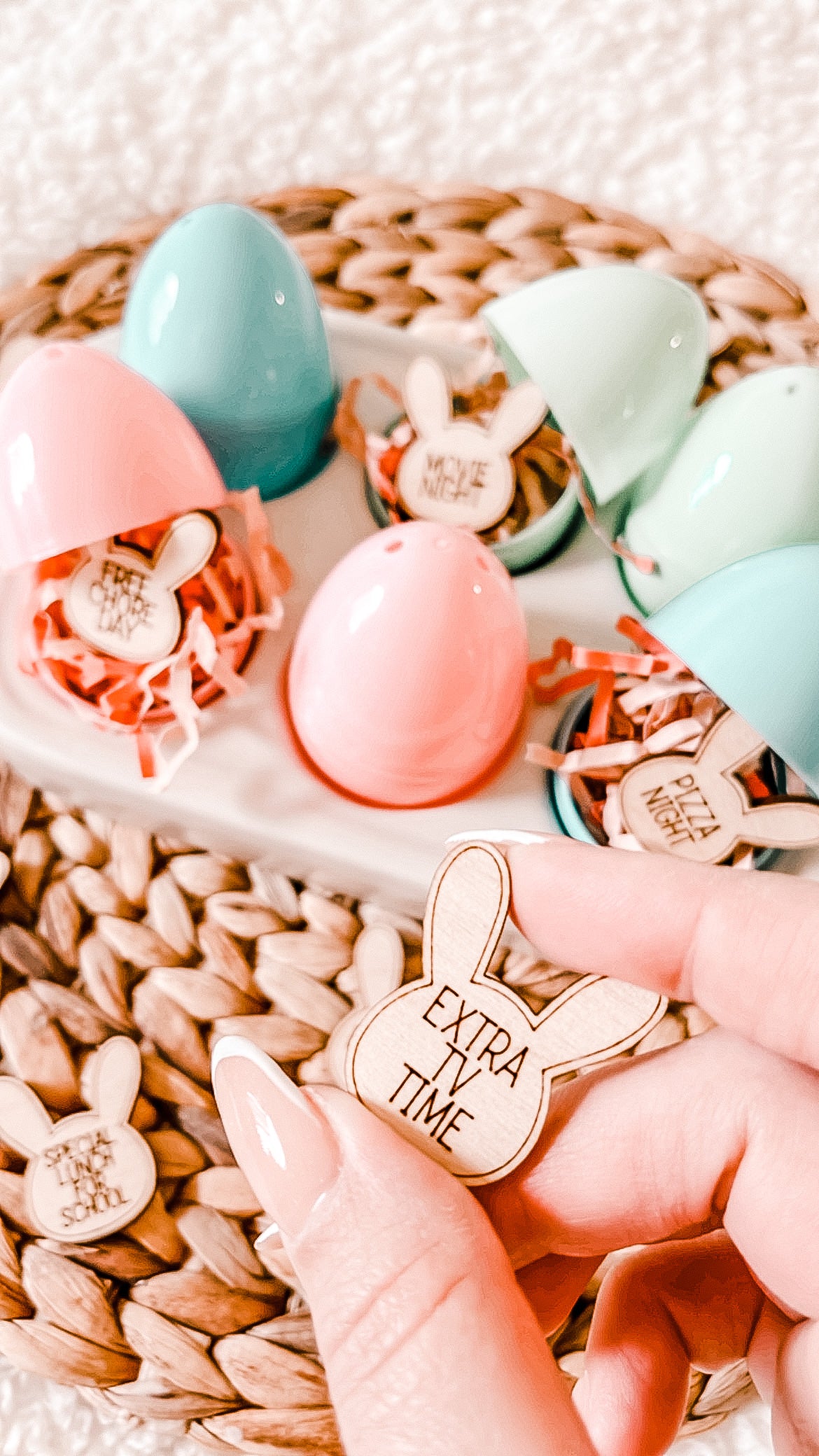 Easter Bunny Egg Tokens