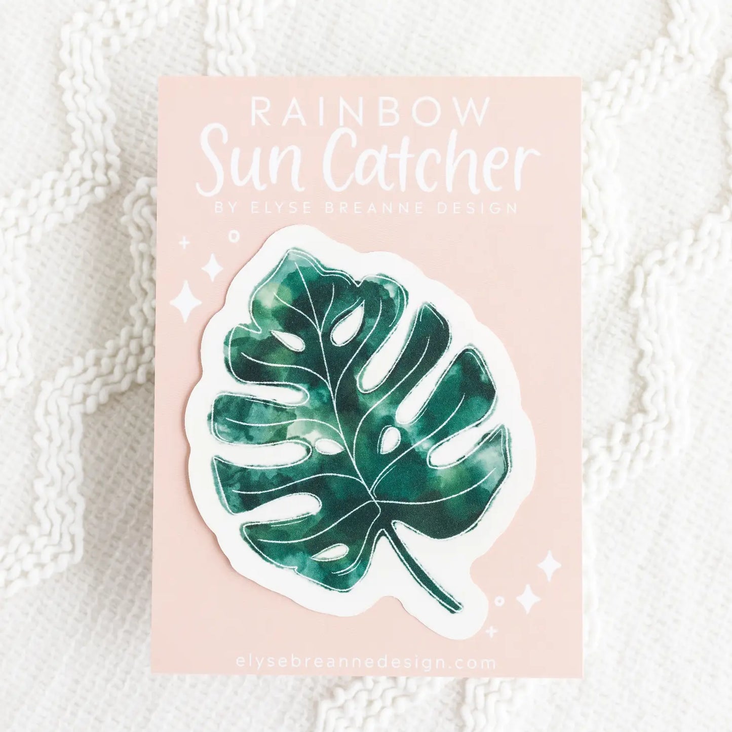 Monstera Leaf Sun Catcher