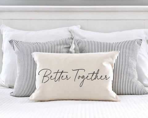 Better Together Throw Pillow