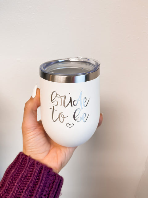 Bride To Be Stemless Tumbler