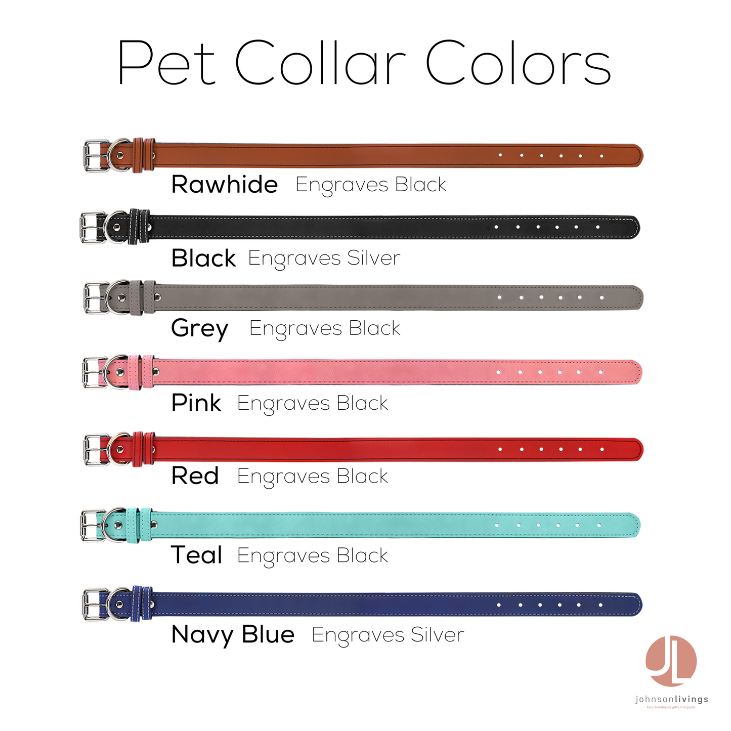 Engraved Pet Collars
